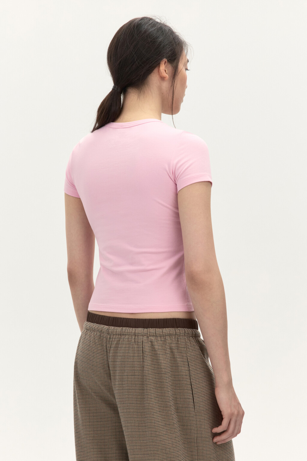 Футболка-топ с надписью - цвет красный - 4