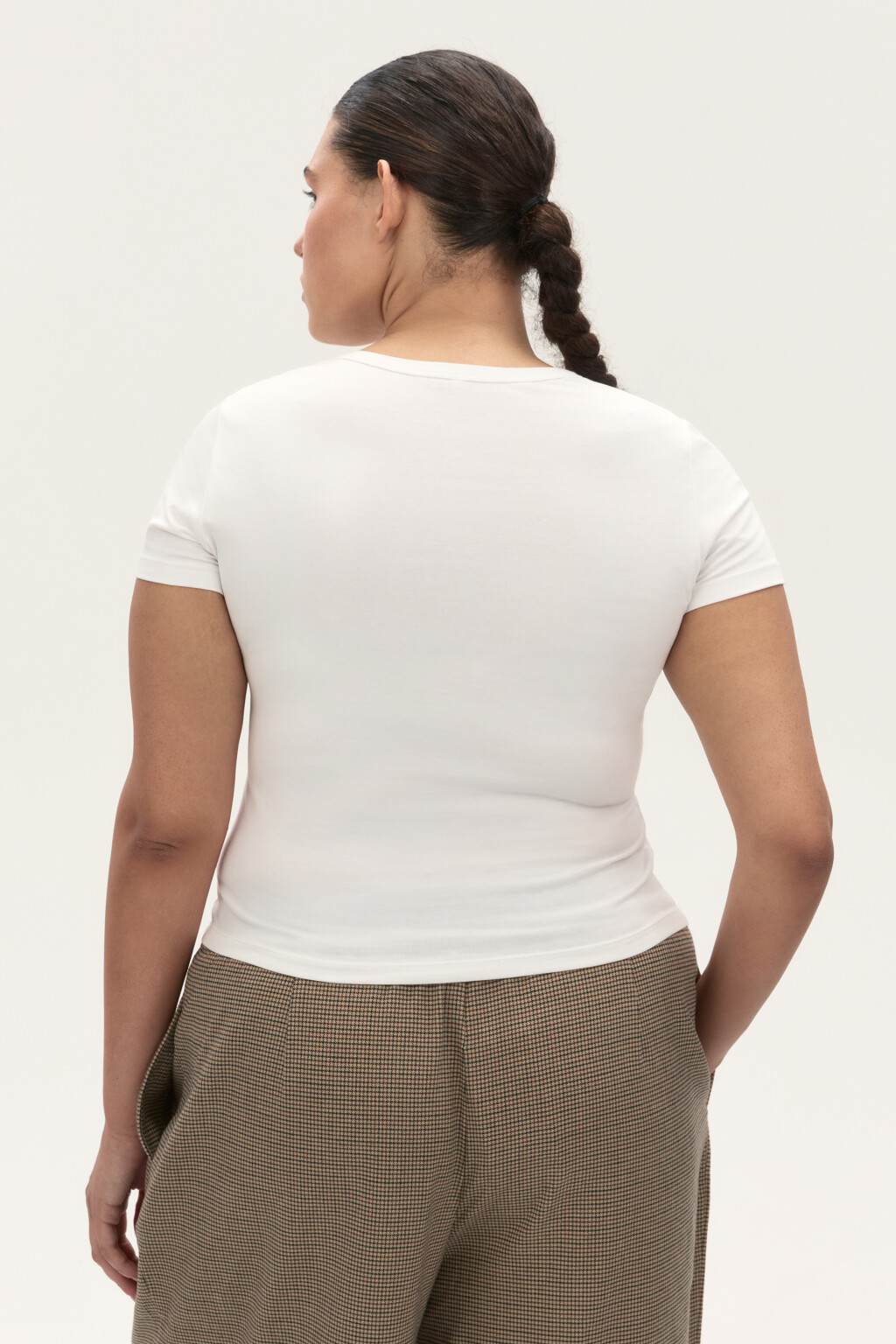 Футболка-топ с надписью - цвет белый - 3