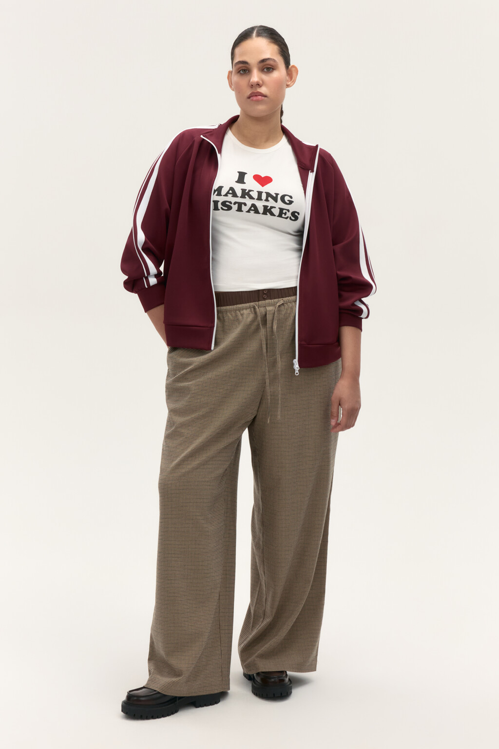 Футболка-топ с надписью - цвет белый - 4