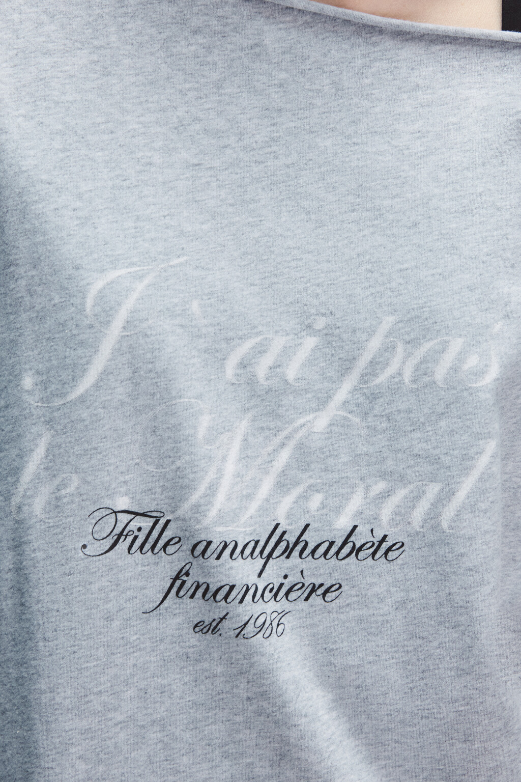 Футболка-топ с открытым плечом - цвет серый - 5