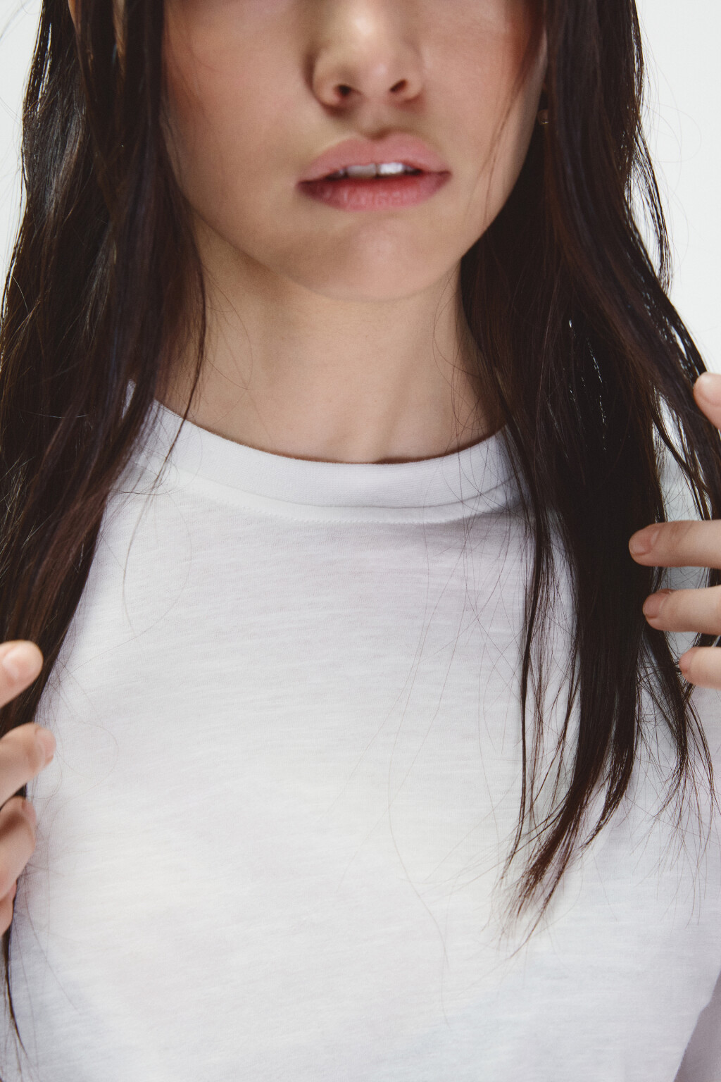 Футболка из тонкого трикотажа - цвет белый - 7