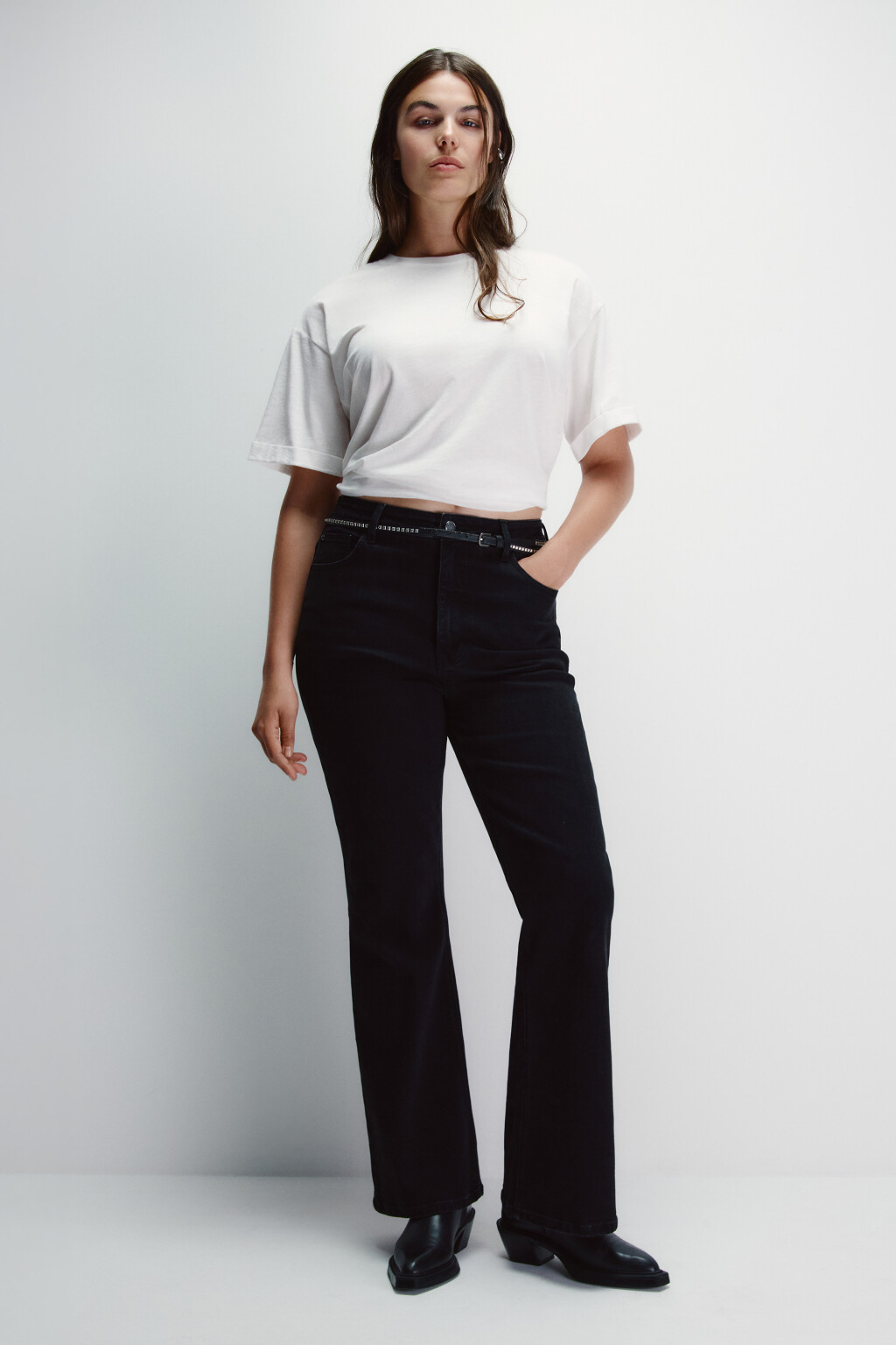 Футболка из тонкого трикотажа - цвет белый - 4