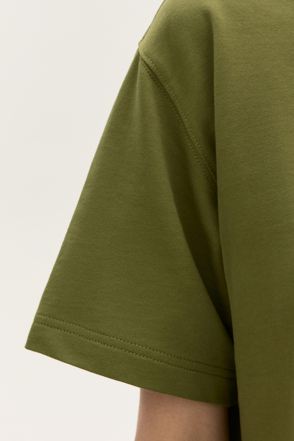 Футболка из плотного трикотажа - цвет зеленый - 6