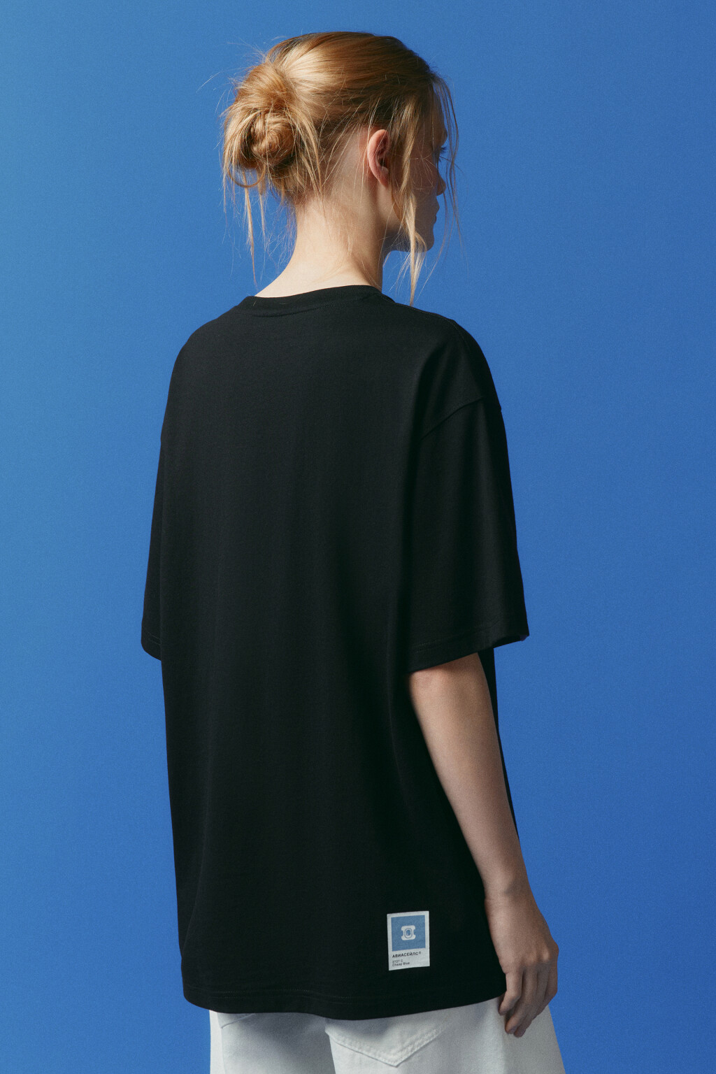 Футболка унисекс с надписью - цвет черный - 4