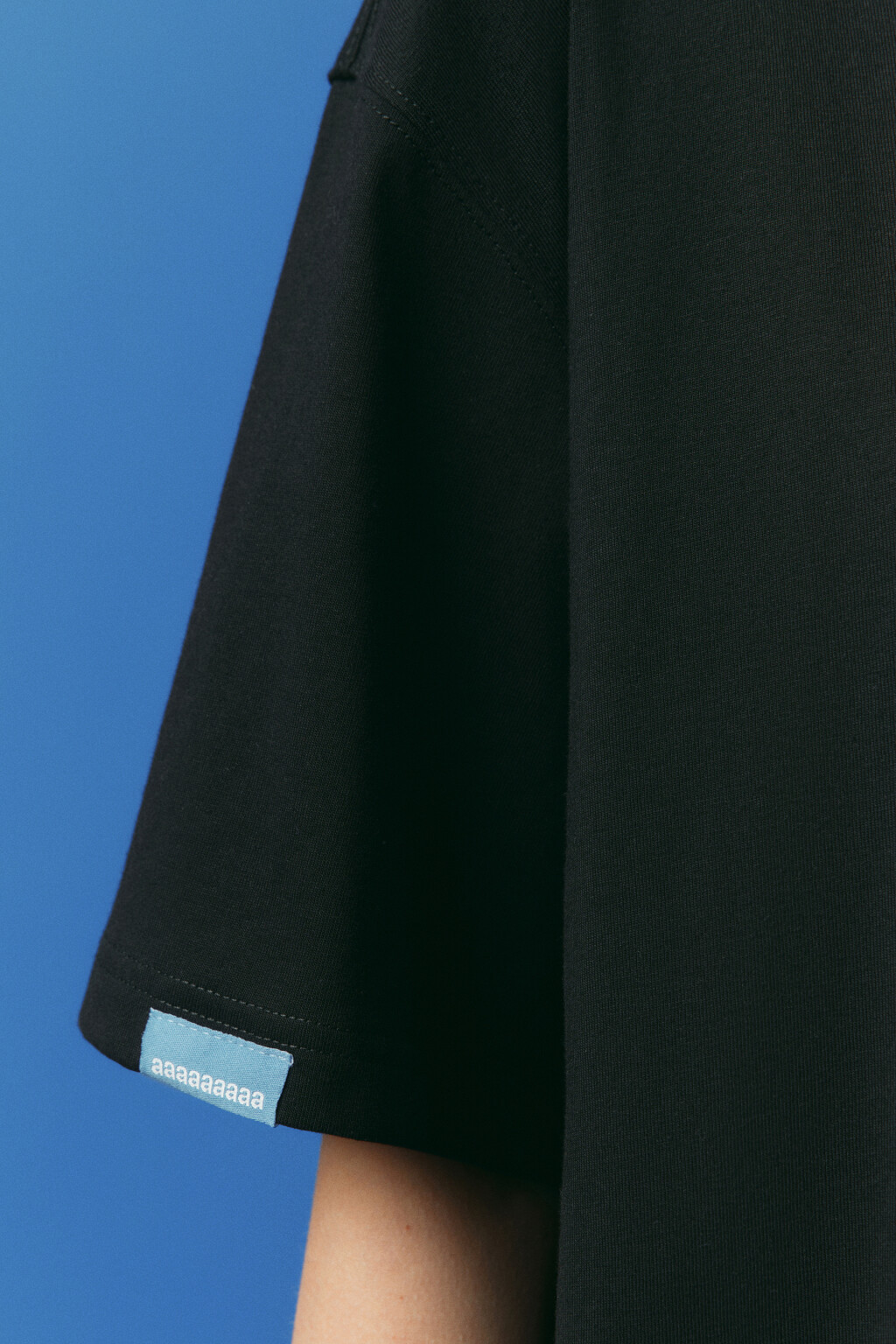 Футболка унисекс с надписью - цвет черный - 7