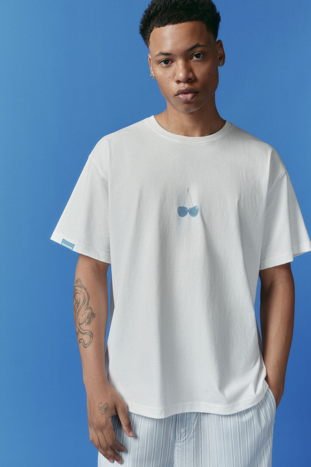 Футболка унисекс с надписью - цвет белый - 11