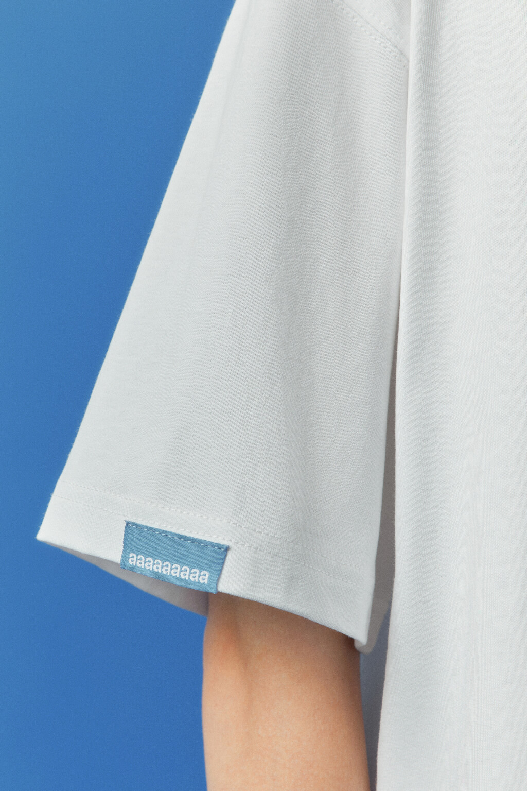 Футболка унисекс с надписью - цвет белый - 8