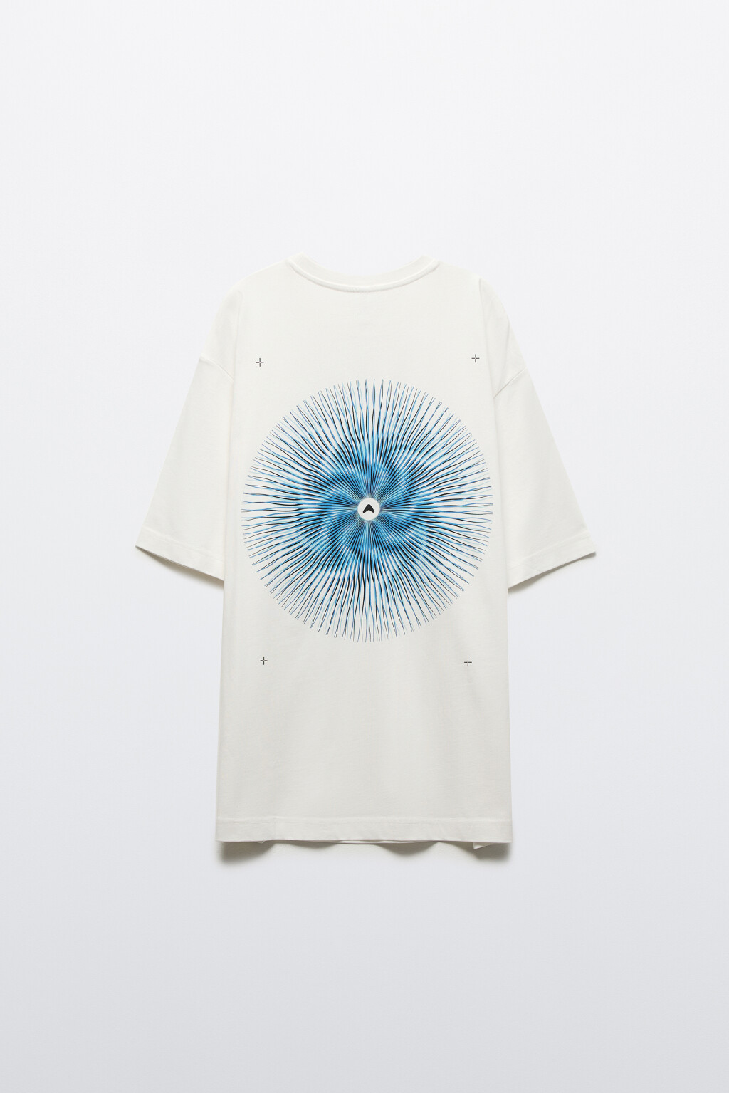 Футболка oversize с принтом - цвет белый - 10