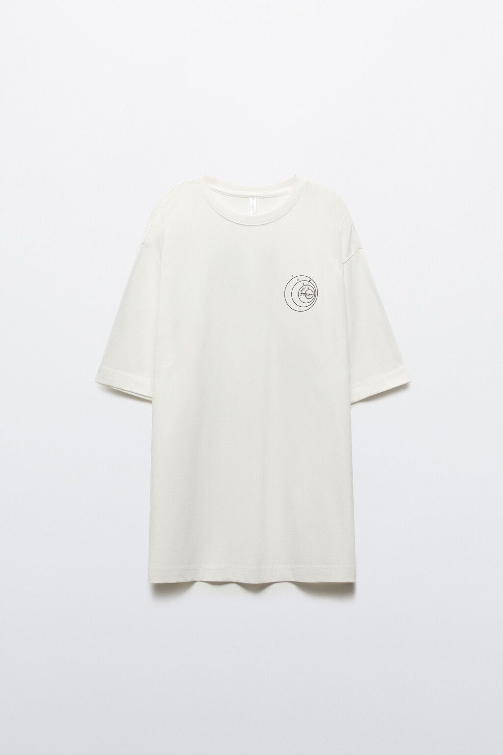 Футболка oversize с принтом - цвет мультиколор - 10