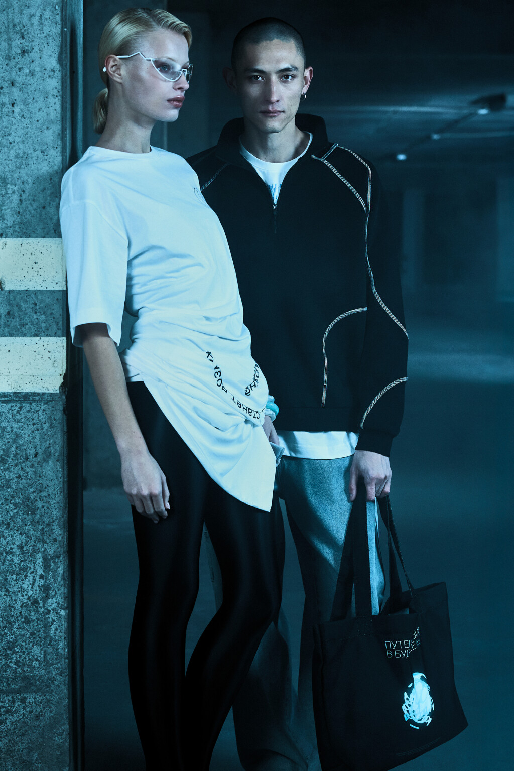 Футболка oversize с принтом - цвет мультиколор - 3