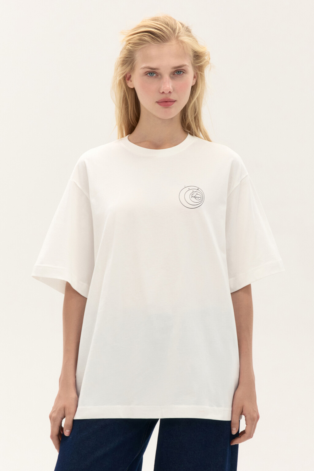 Футболка oversize с принтом - цвет мультиколор - 5