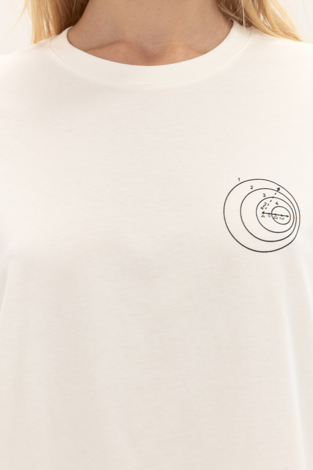 Футболка oversize с принтом - цвет мультиколор - 8