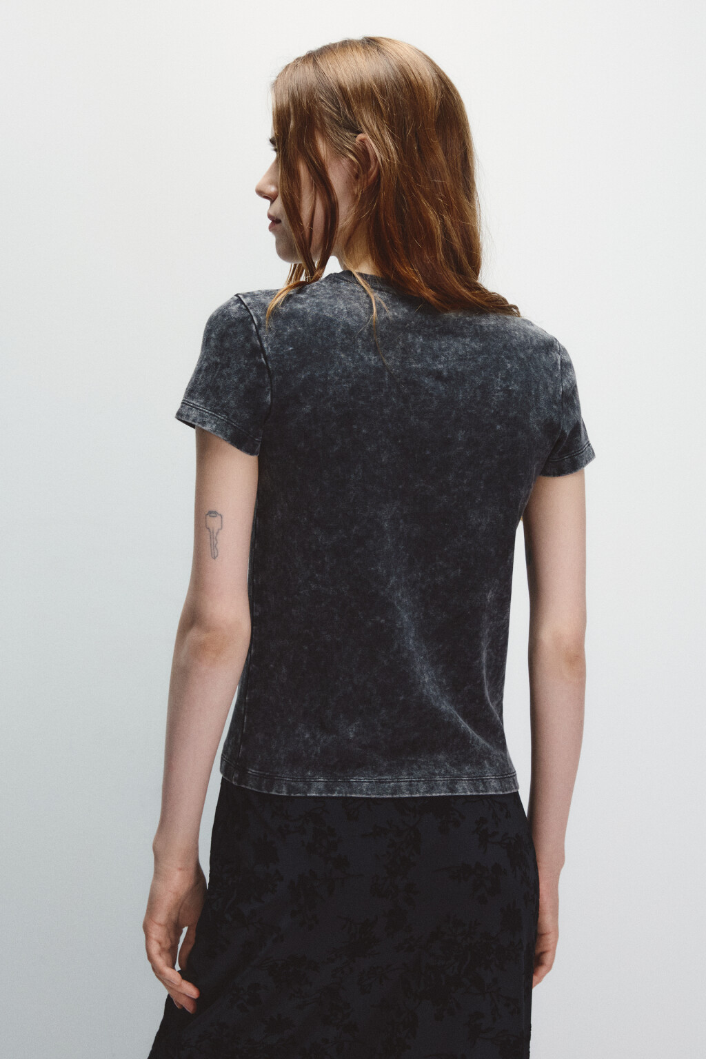 Футболка приталенная вареная - цвет серый - 3