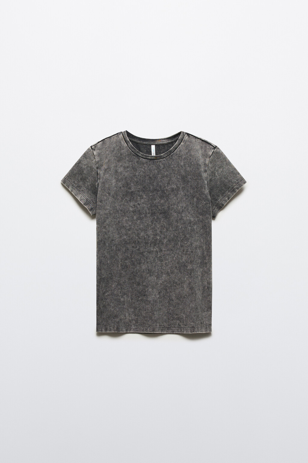 Футболка приталенная вареная - цвет синий - 8