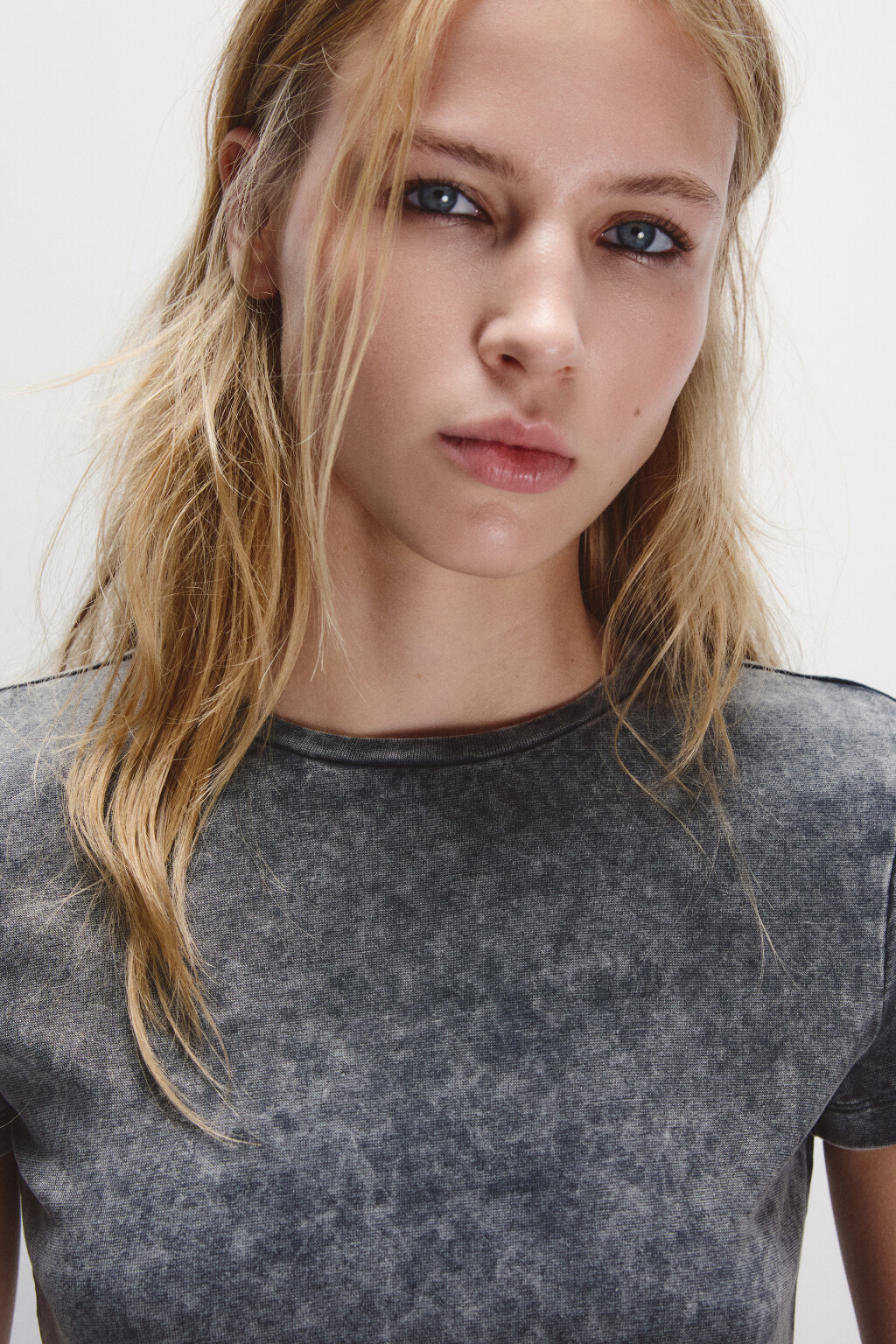 Футболка приталенная вареная - цвет синий - 6