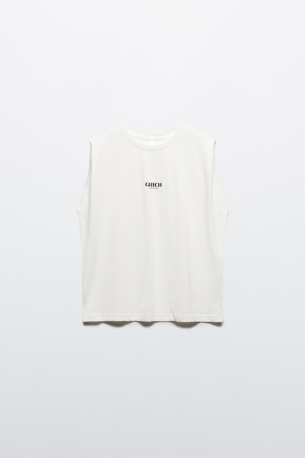 Футболка хлопковая без рукавов - цвет белый - 7