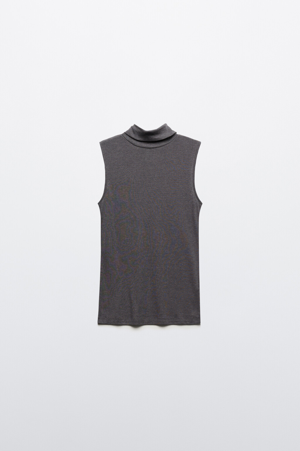 Топ-водолазка без рукавов - цвет серый - 7