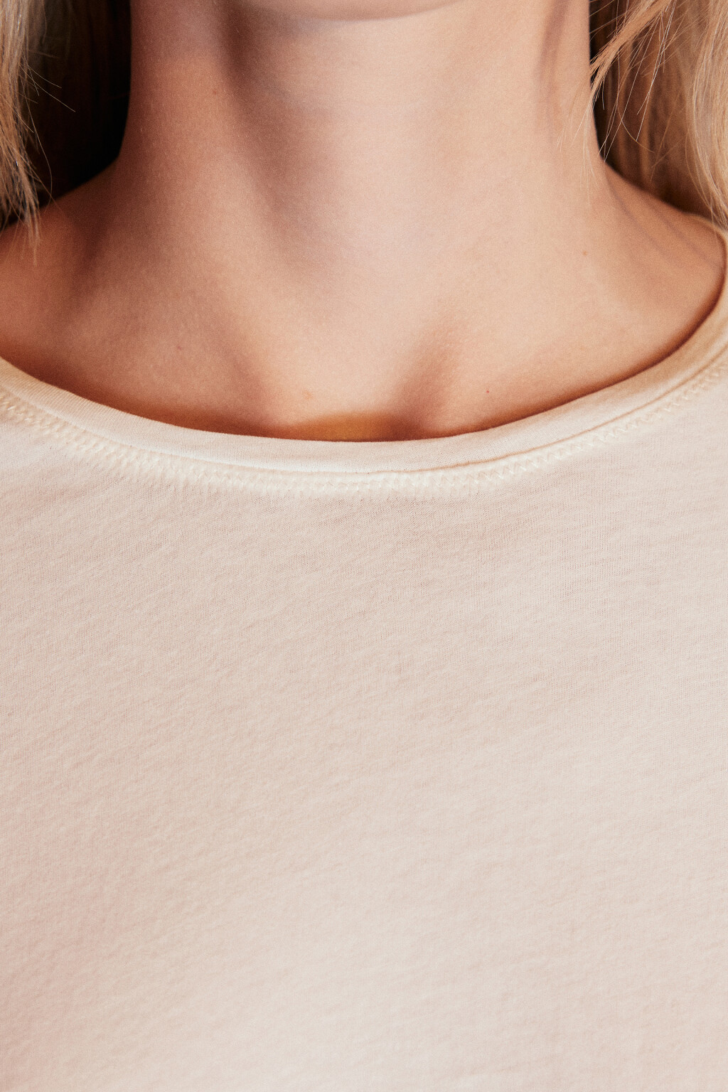 Лонгслив из хлопкового трикотажа - цвет белый - 6