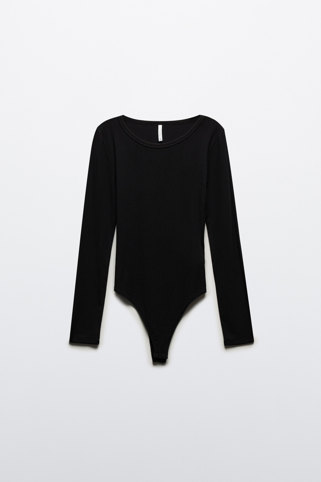 Боди-лонгслив из вискозы - цвет черный - 9