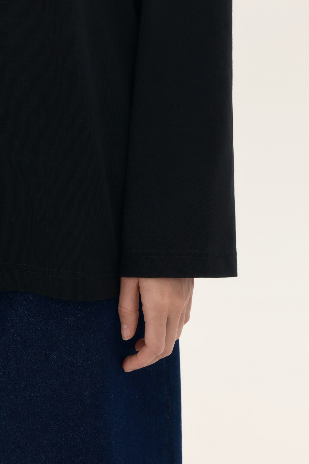 Лонгслив oversize с принтом - цвет черный - 6