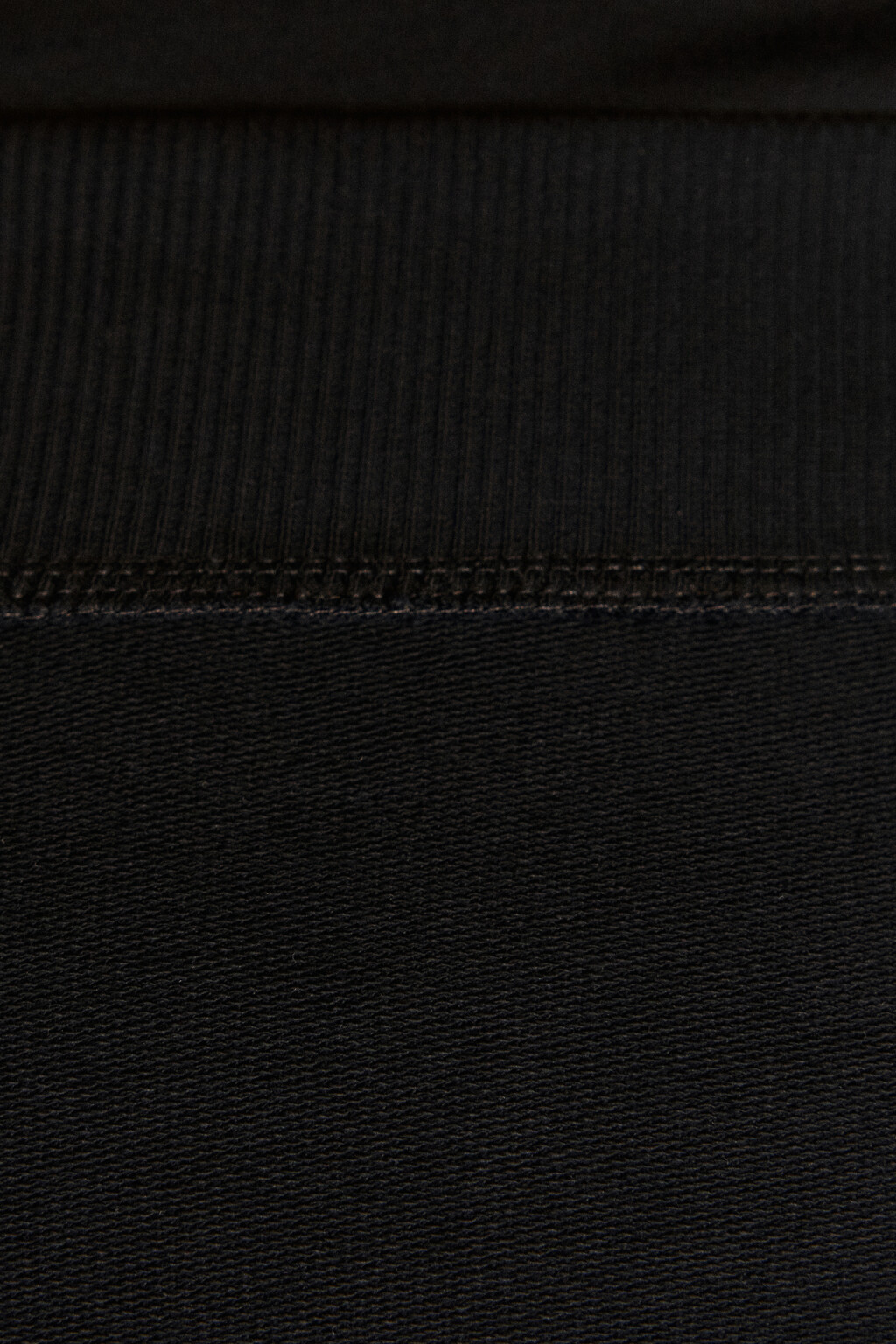 Свитшот базовый из футера - цвет черный - 7