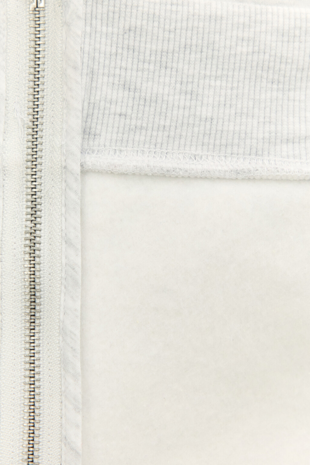 Худи-зипка из футера с воротником - цвет серый - 7