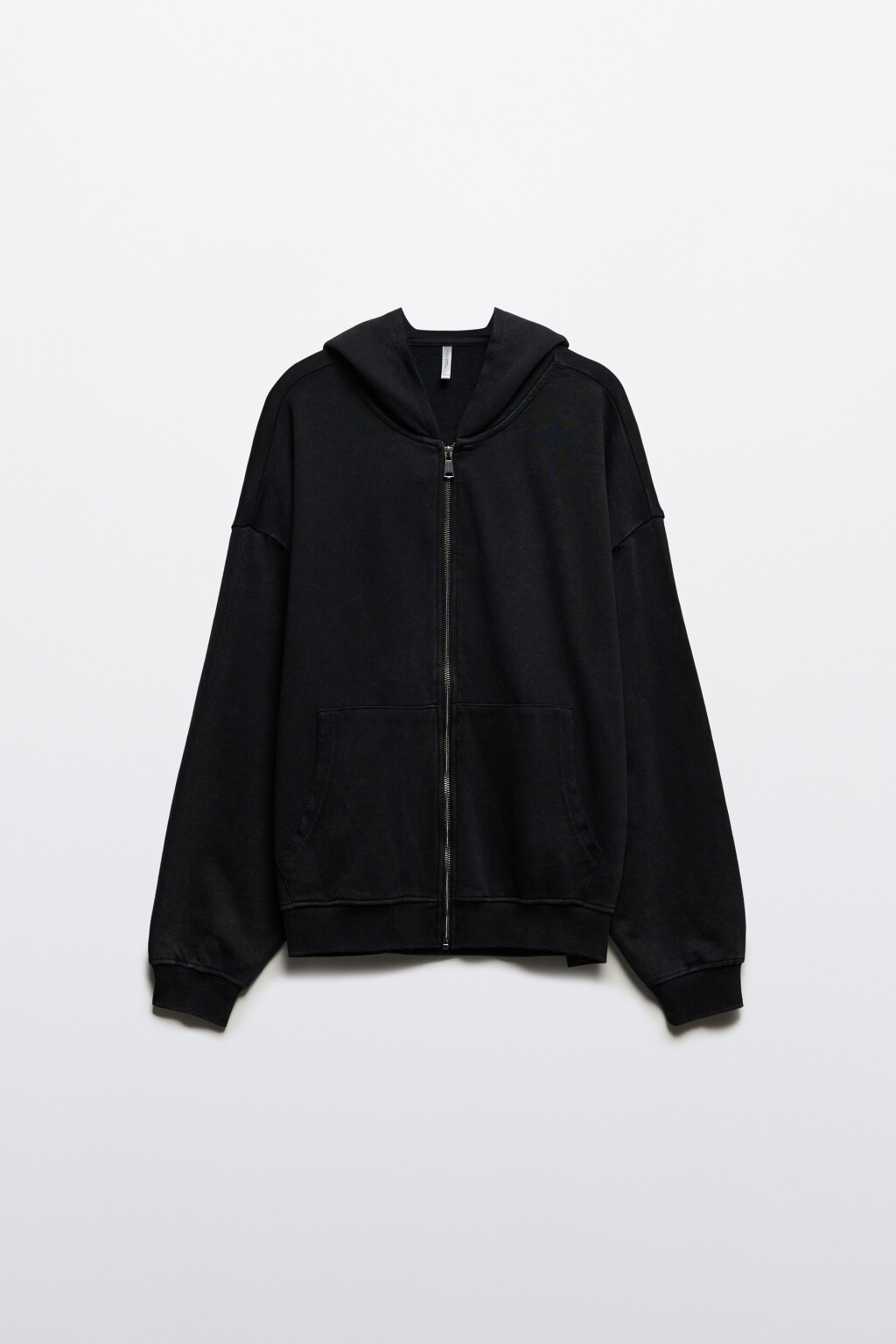 Худи-зипка из футера с капюшоном - цвет серый - 7