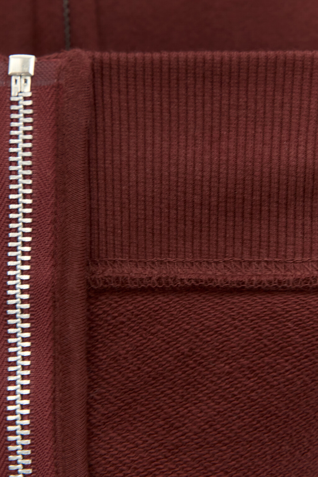 Худи-зипка из футера с принтом - цвет бордовый - 8