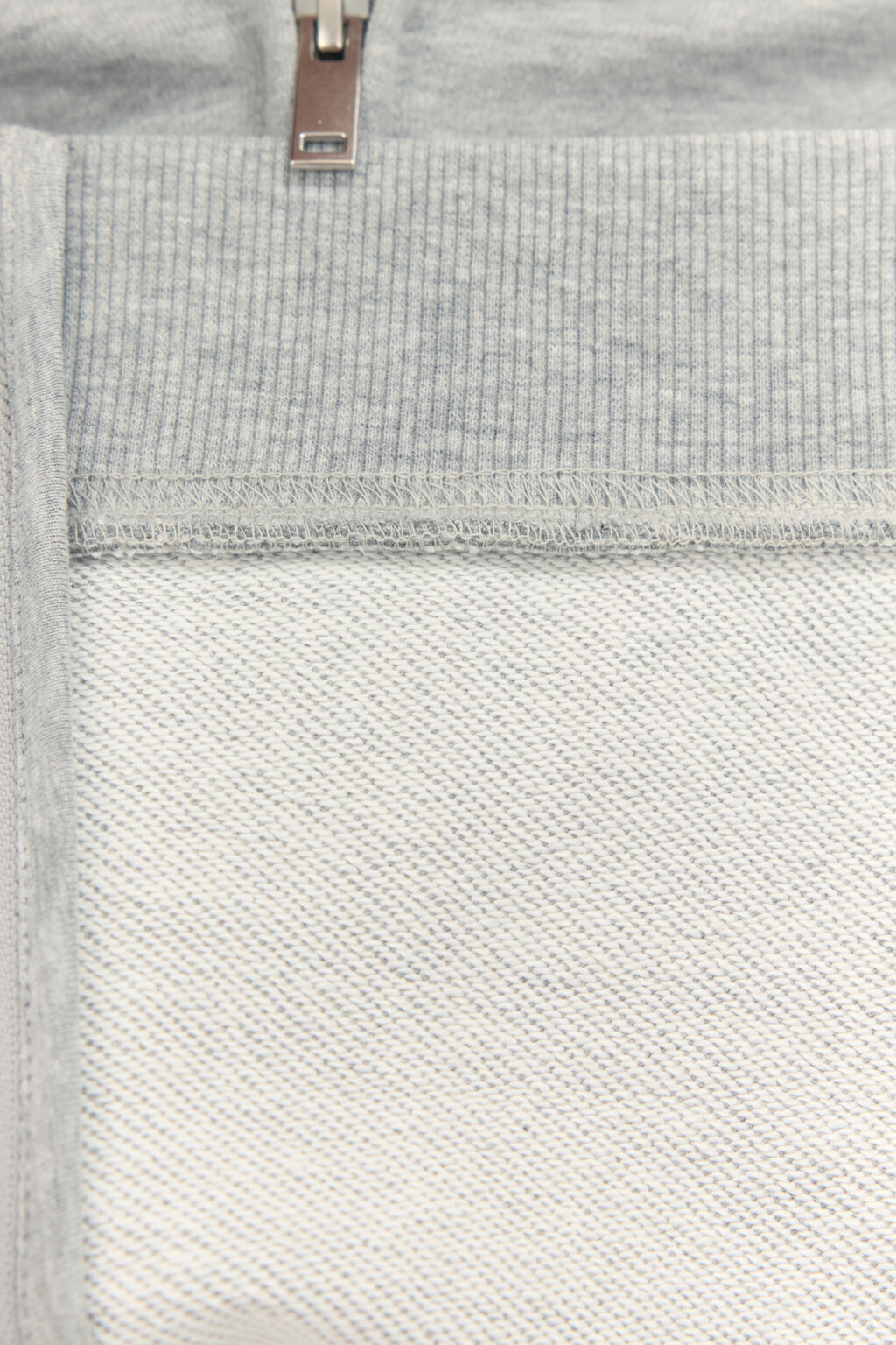 Худи-зипка из футера с принтом - цвет серый - 7