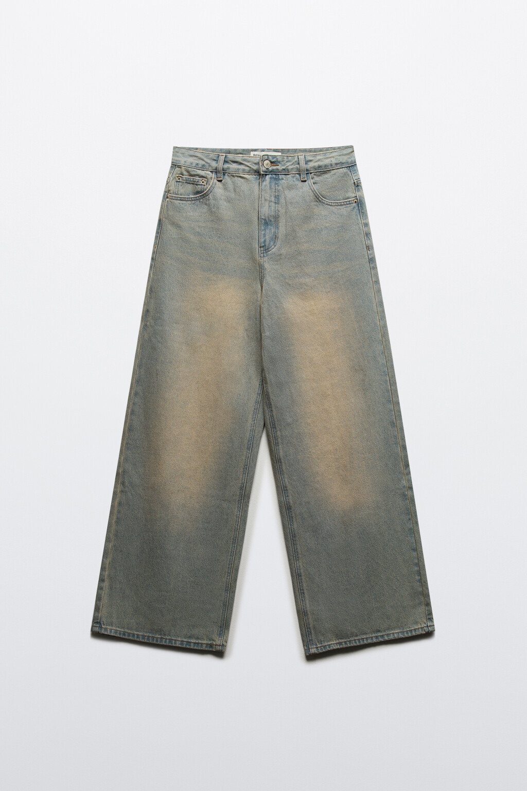 Джинсы baggy fit со средней посадкой - цвет синий - 8