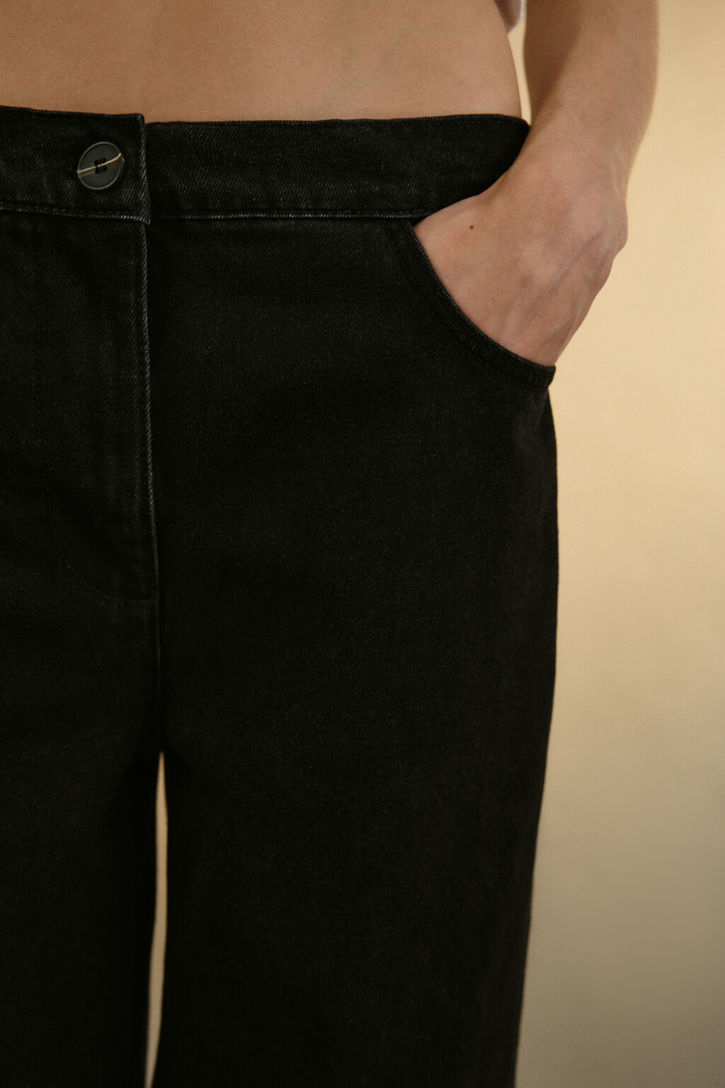 Джинсы barrel fit с высокой посадкой - цвет черный - 6