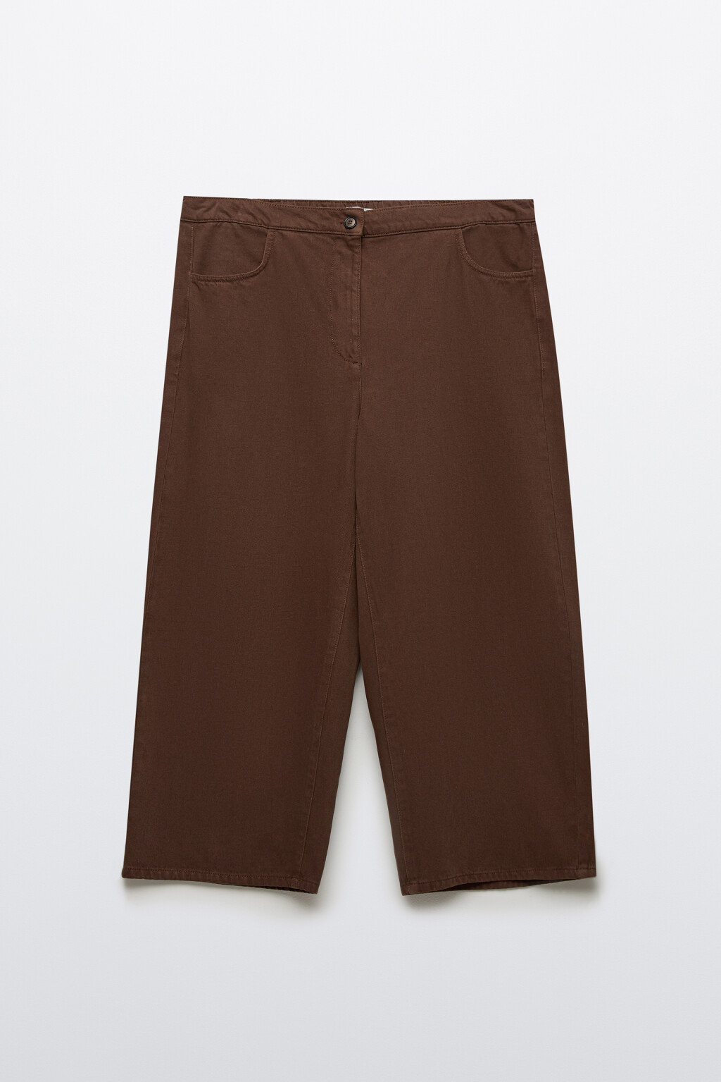 Джинсы barrel fit с высокой посадкой - цвет коричневый - 7