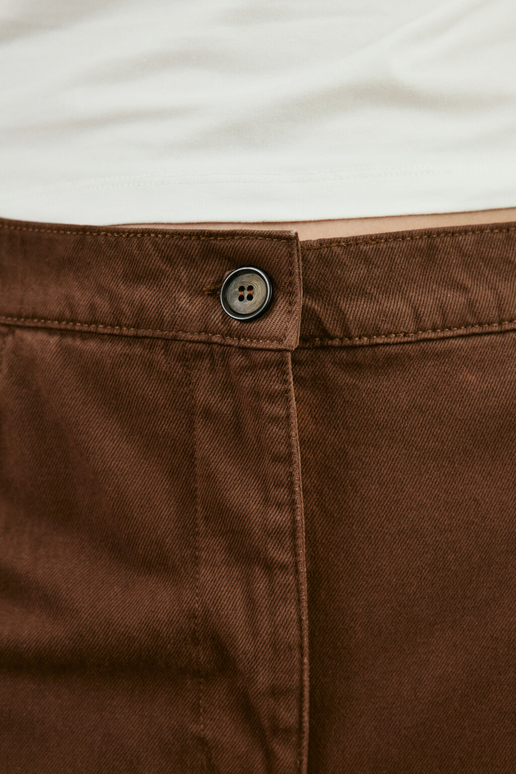 Джинсы barrel fit с высокой посадкой - цвет коричневый - 5