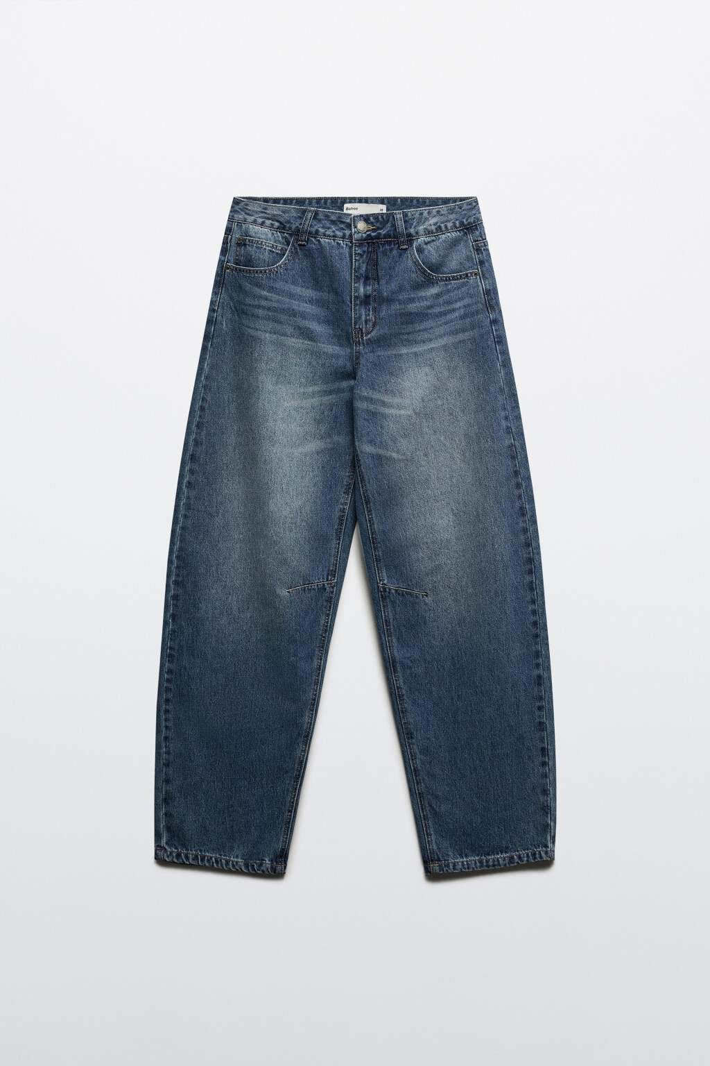Джинсы barrel fit с низкой посадкой - цвет голубой - 7