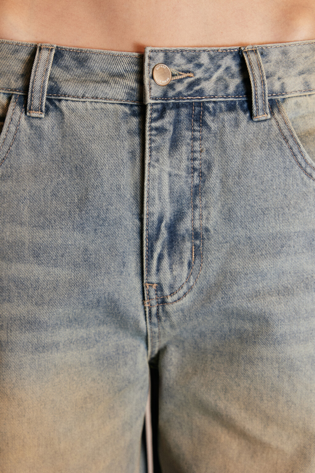 Джинсы barrel fit с низкой посадкой - цвет синий - 4