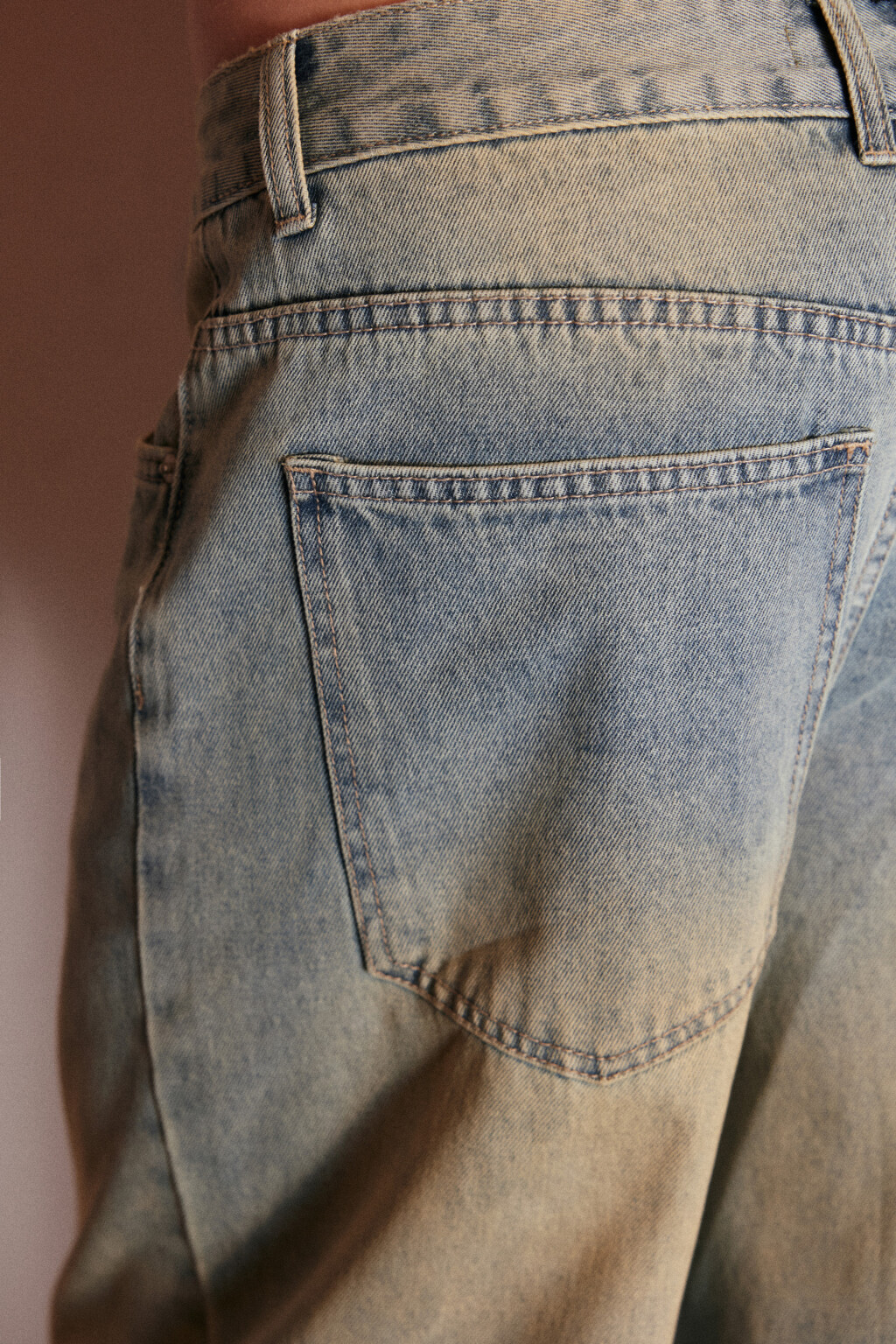 Джинсы barrel fit с низкой посадкой - цвет синий - 5