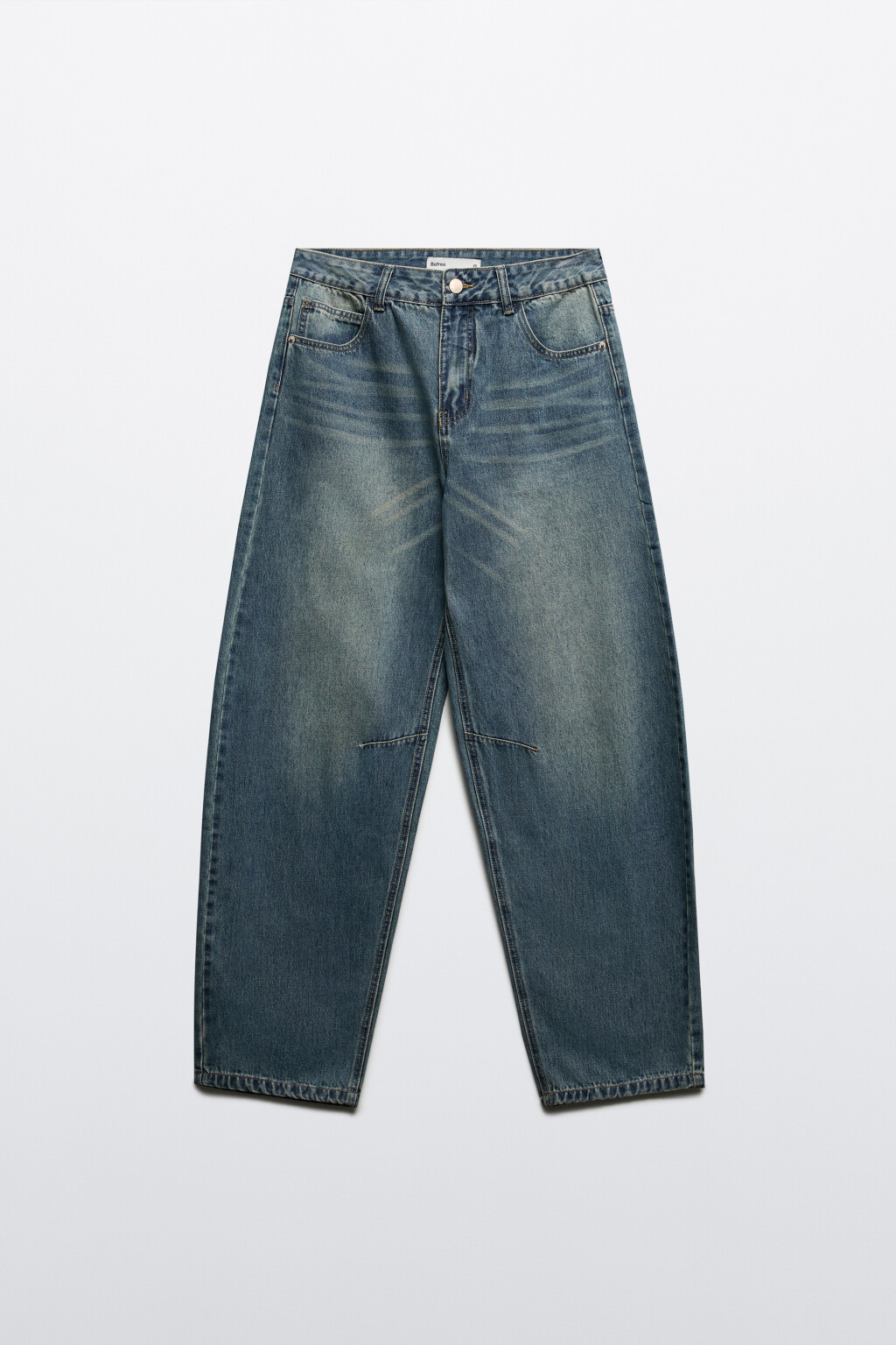 Джинсы barrel fit с низкой посадкой - цвет темный тинт - 7