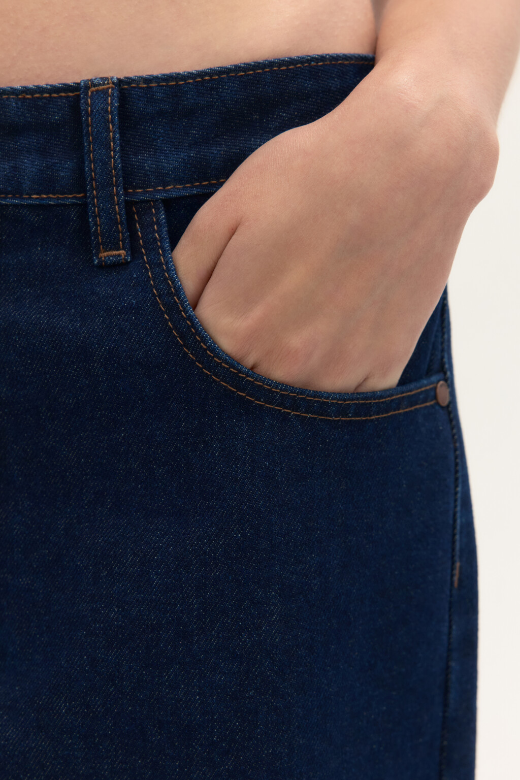 Джинсы baggy с широкими подворотами - цвет синий - 8