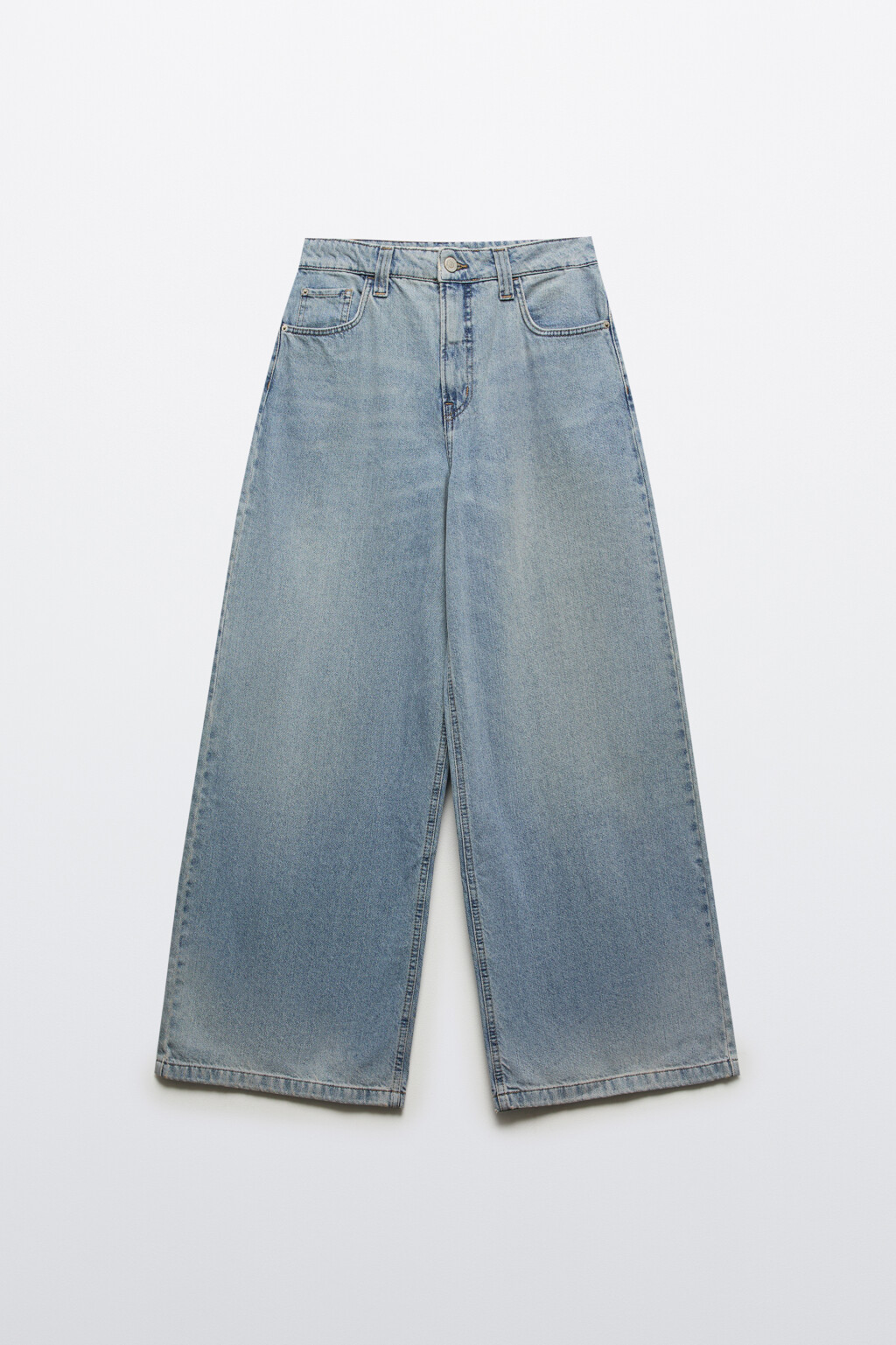 Джинсы baggy fit со средней посадкой - цвет синий - 8