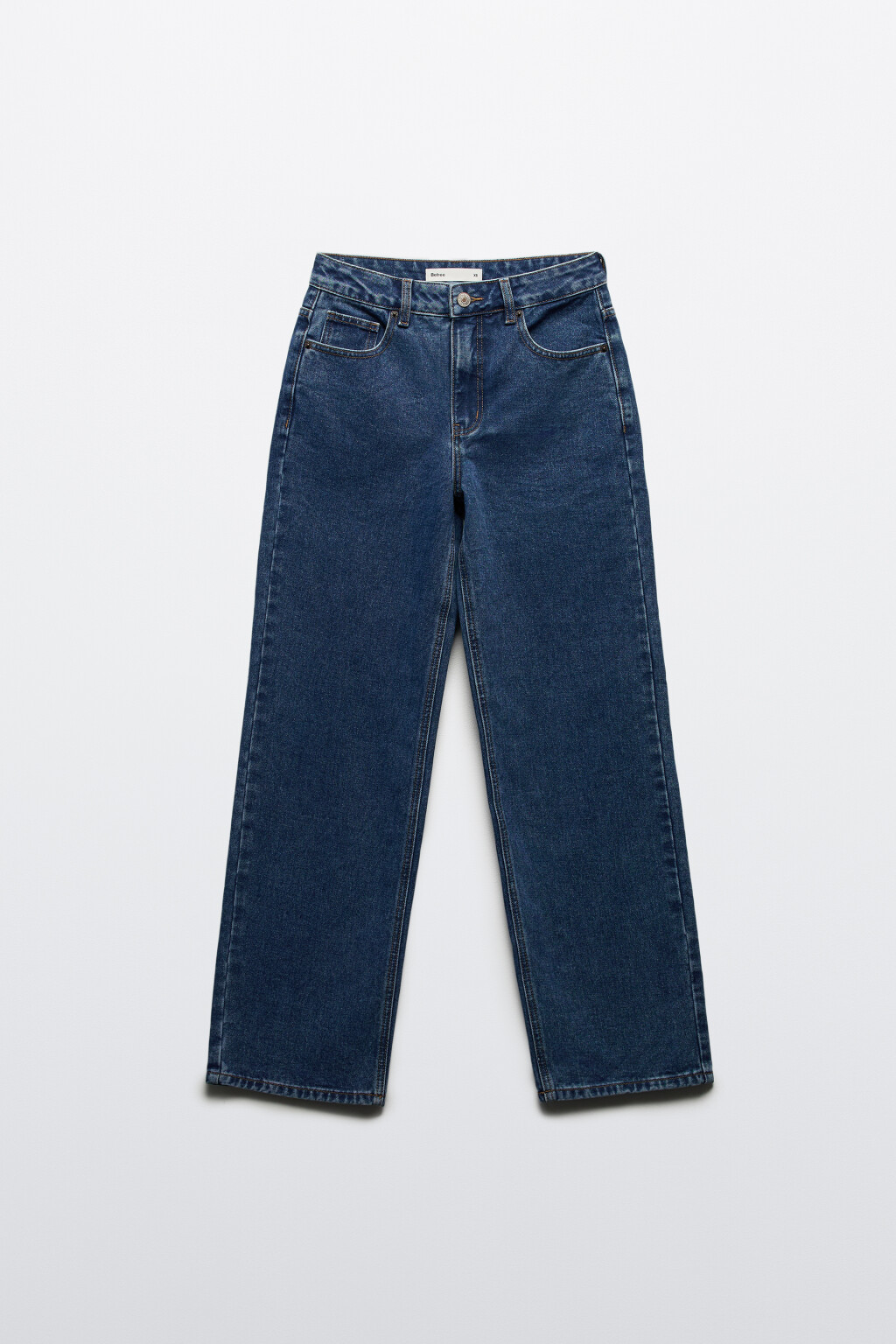 Джинсы прямые со средней посадкой - цвет голубой - 8