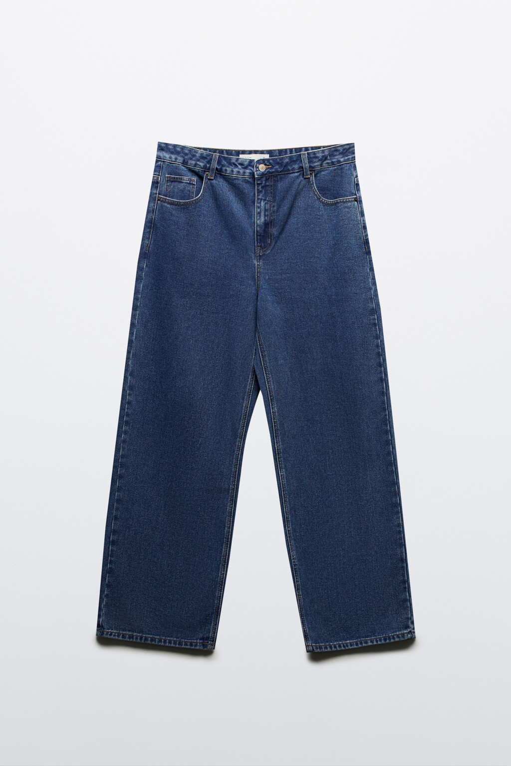 Джинсы прямые со средней посадкой - цвет голубой - 7