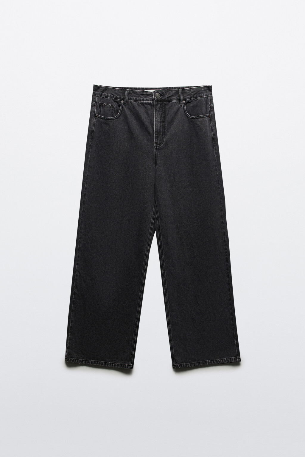 Джинсы прямые со средней посадкой - цвет серый - 6