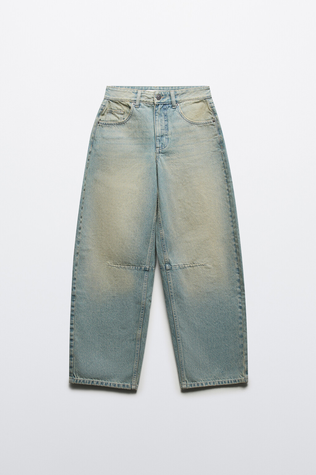 Джинсы barrel fit со средней посадкой - цвет синий - 7