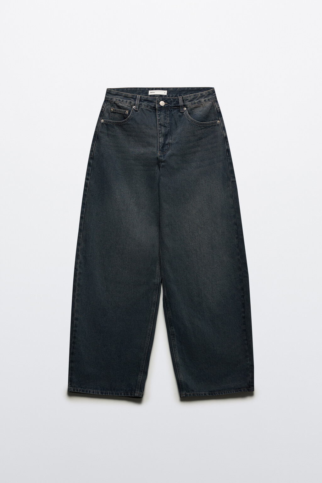 Джинсы baggy fit со средней посадкой - цвет синий - 7