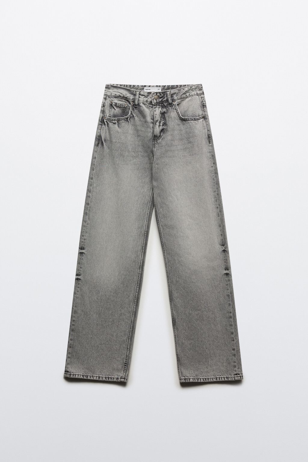 Джинсы прямые со средней посадкой - цвет серый - 7