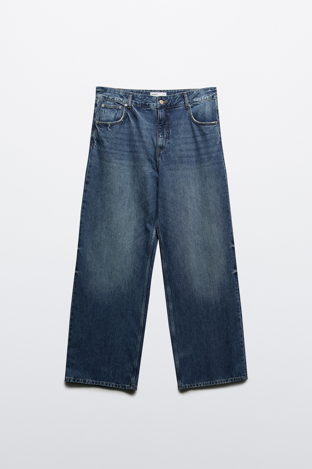 Джинсы прямые со средней посадкой - цвет голубой - 8