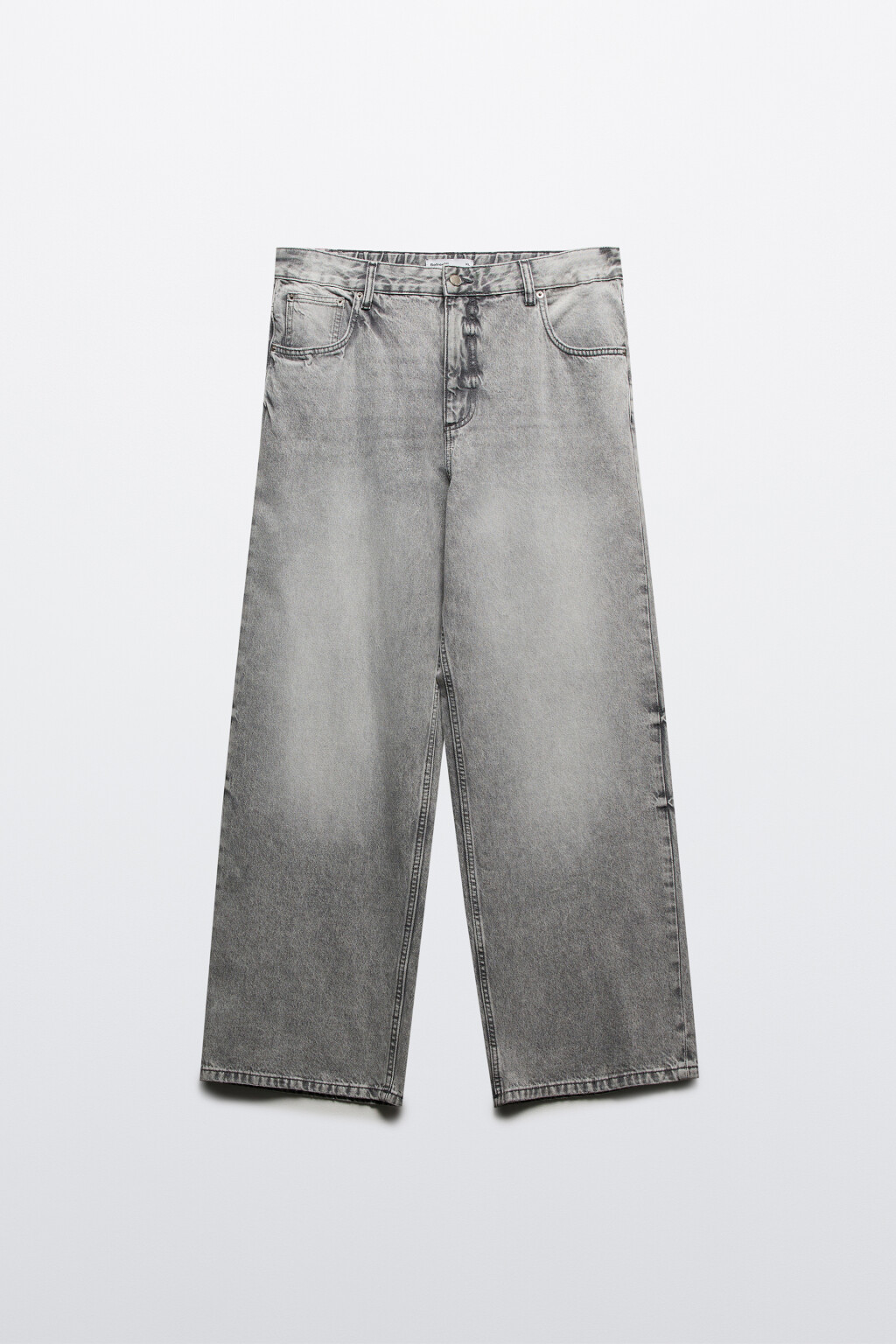 Джинсы прямые со средней посадкой - цвет серый - 7