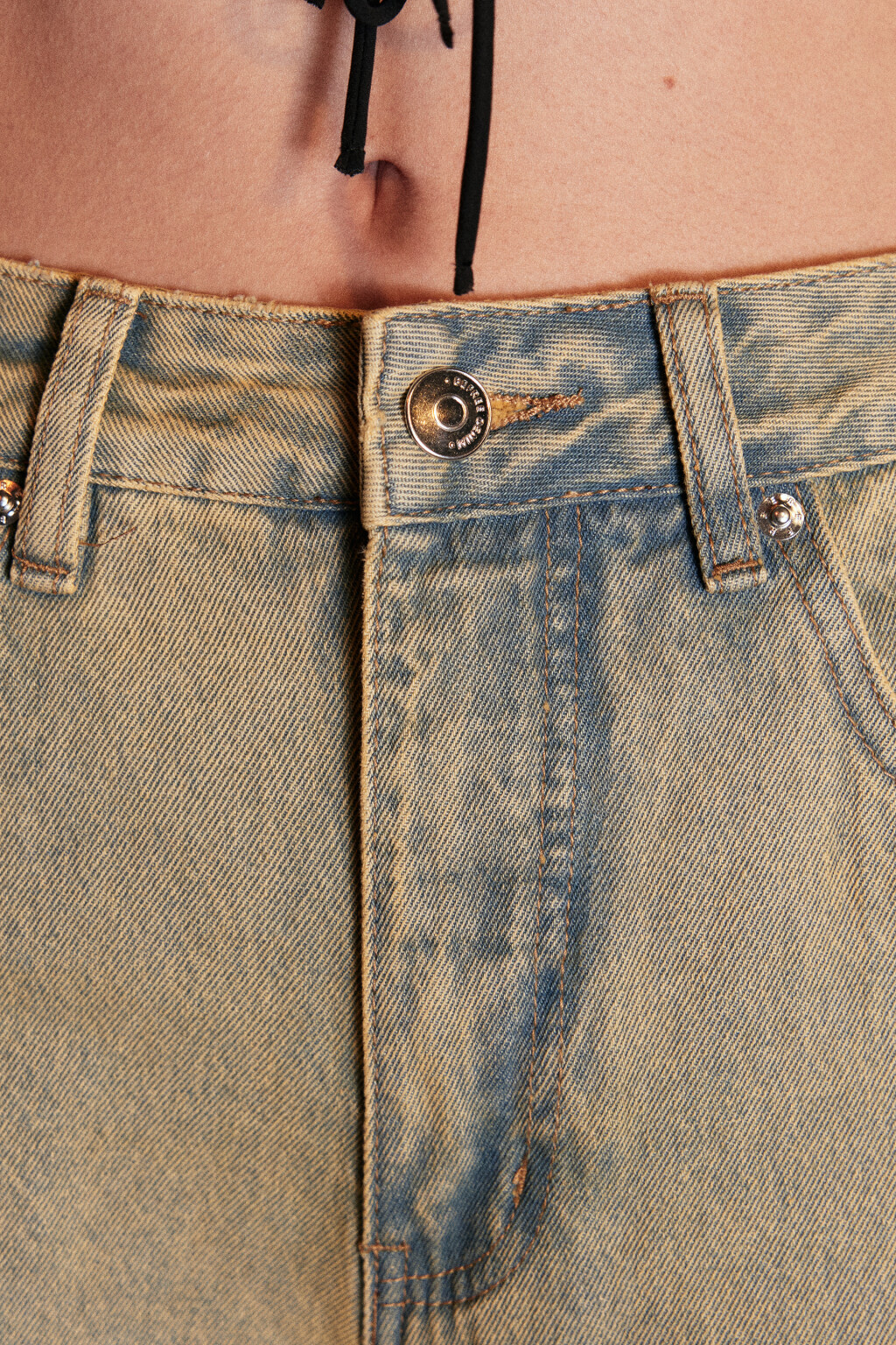 Джинсы barrel fit с высокой посадкой - цвет синий - 6