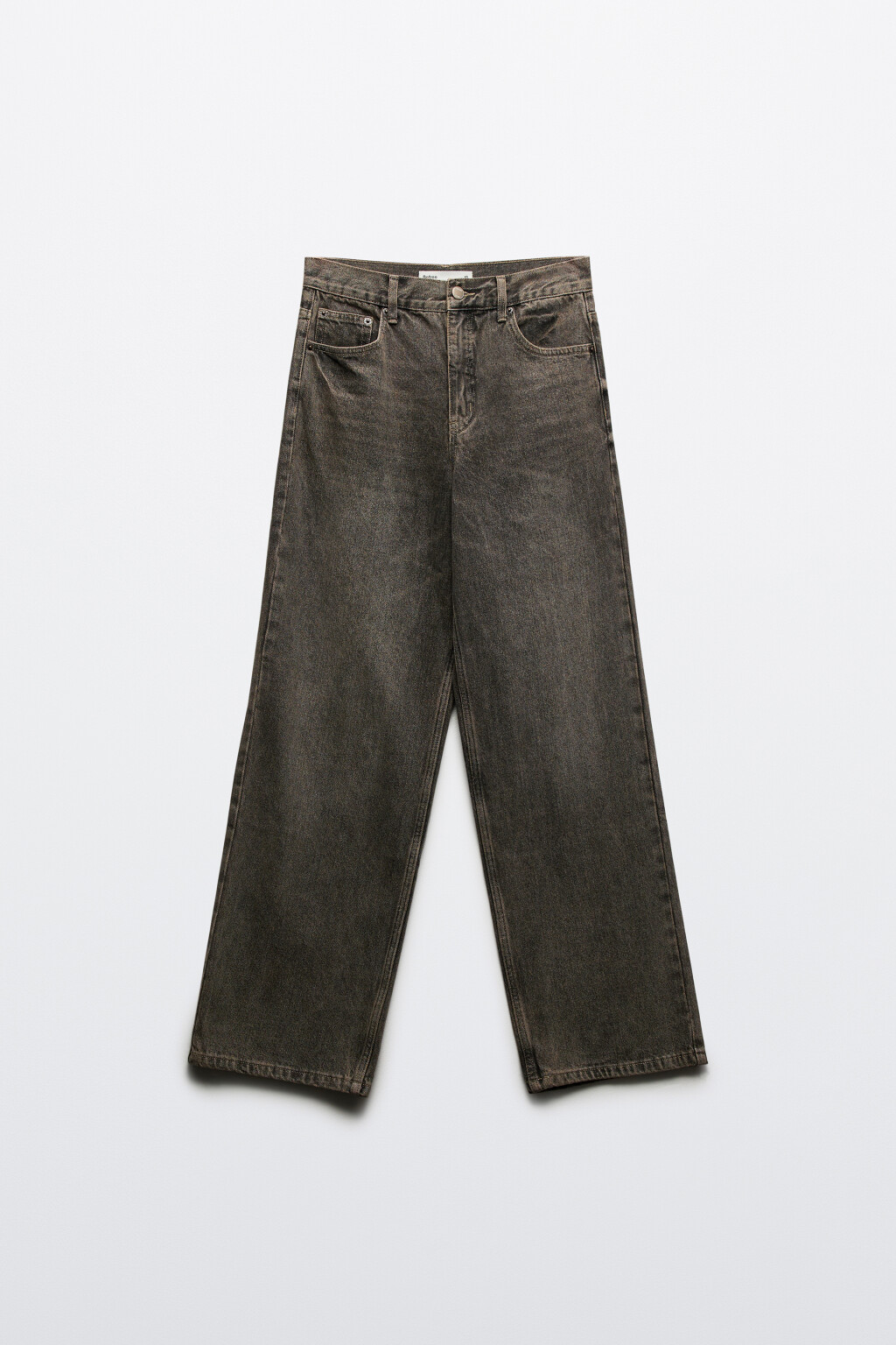 Джинсы прямые со средней посадкой - цвет темный тинт - 8