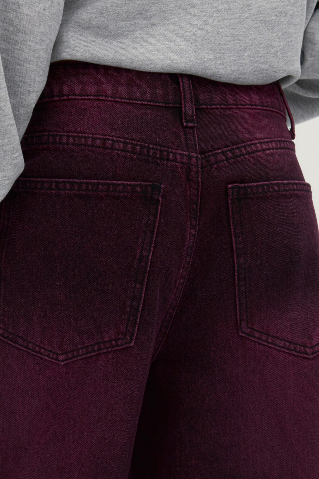 Джинсы baggy fit со средней посадкой - цвет темный тинт - 6